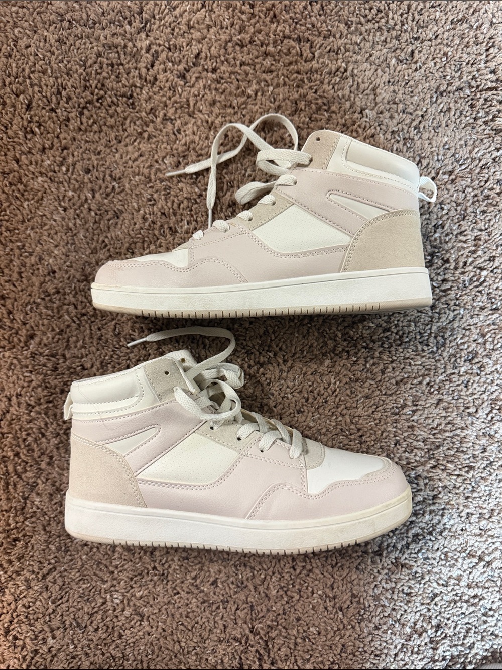 PRIMARK WOMENS HIGHTOP SNEAKERS SIZE 7 **SANITIZED**